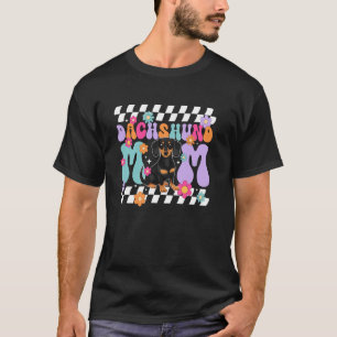 T-shirt Maman Dachshund D'une Maman Dachshund Super Maman 