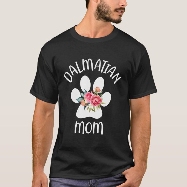 T-shirt Maman dalmate Pour Femmes (Devant)