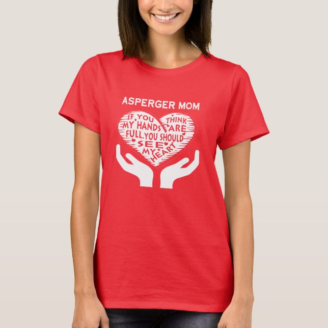 T-shirt Maman d'Asperger (Devant)