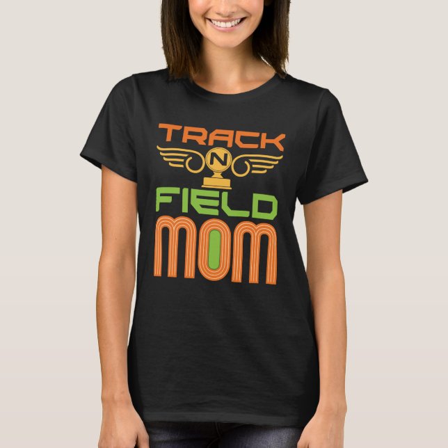 T-shirt Maman d'athlétisme  (Devant)