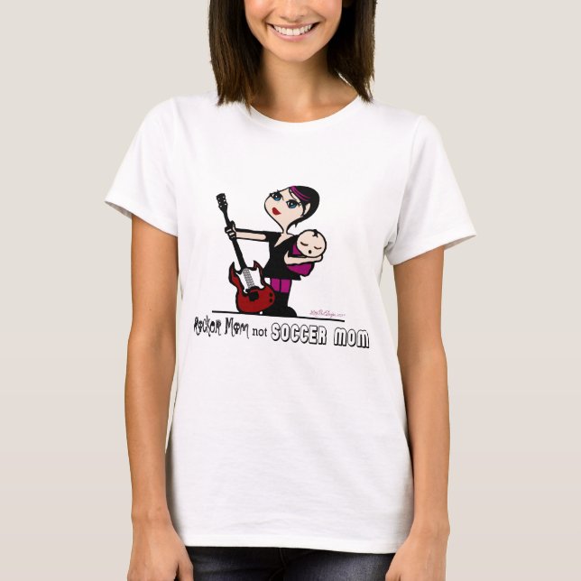 T-shirt Maman de balancier, pas maman du football (Devant)