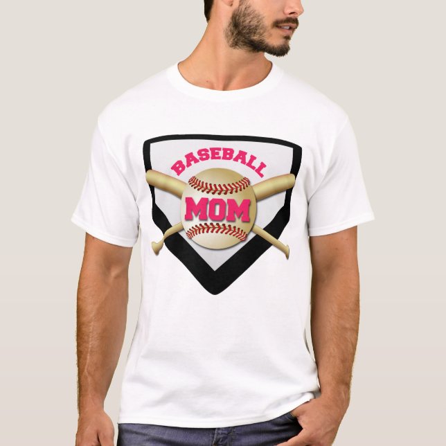T-SHIRT MAMAN DE BASE-BALL (Devant)
