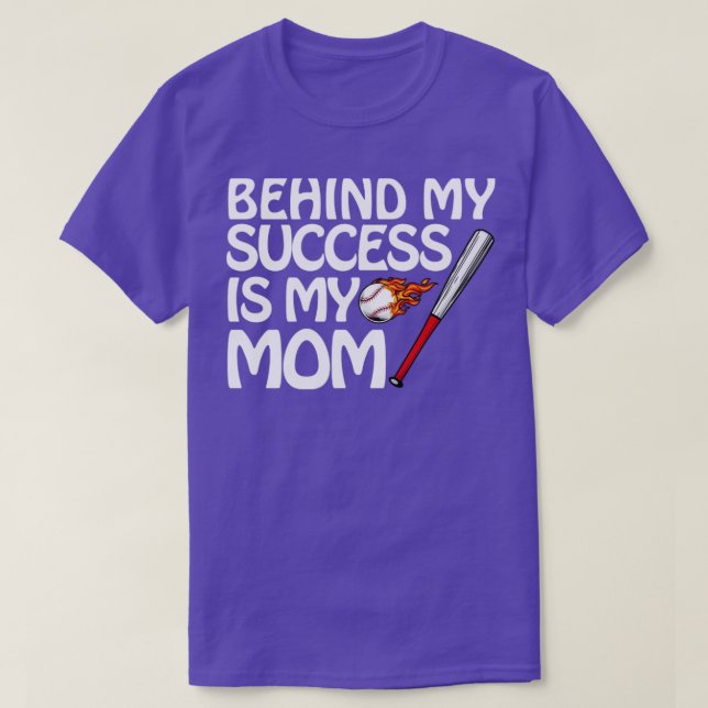 T-shirt maman de baseball (Design devant)