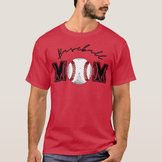 T-shirt Maman de baseball 5