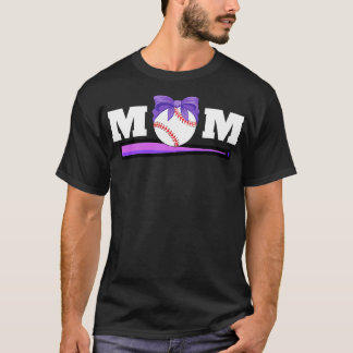 T-shirt Maman de baseball 52