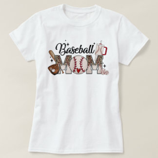 T-shirt Maman de baseball - Parfait pour les sport
