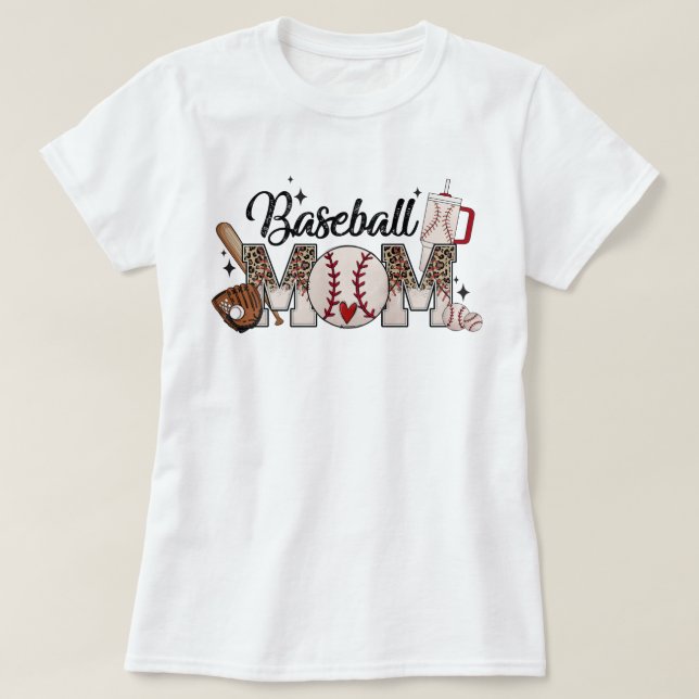 T-shirt Maman de baseball - Parfait pour les sport (Design devant)