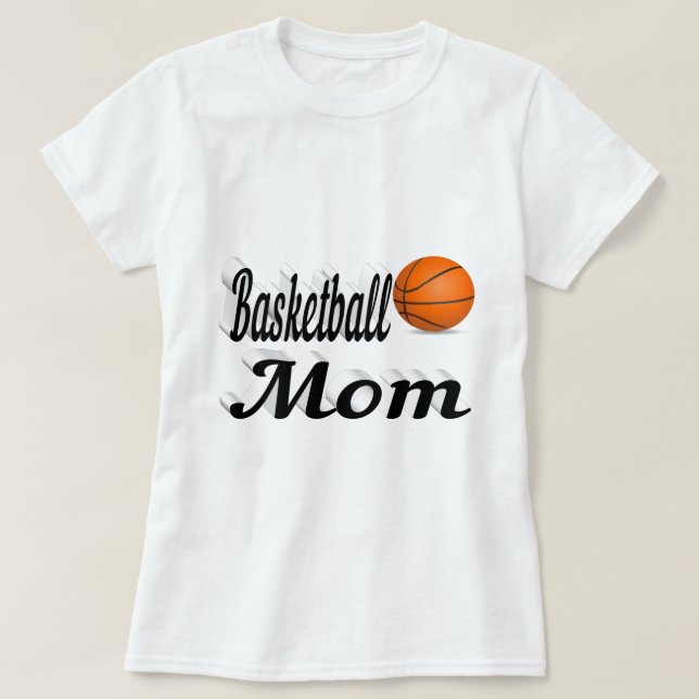 T-shirt maman de basket (Design devant)