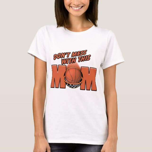 T-shirt Maman de basket-ball (Devant)