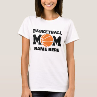 T-shirt Maman de basket-ball personnalisée