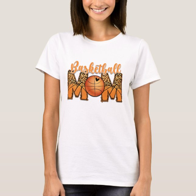 T-shirt Maman de basketteur  (Devant)