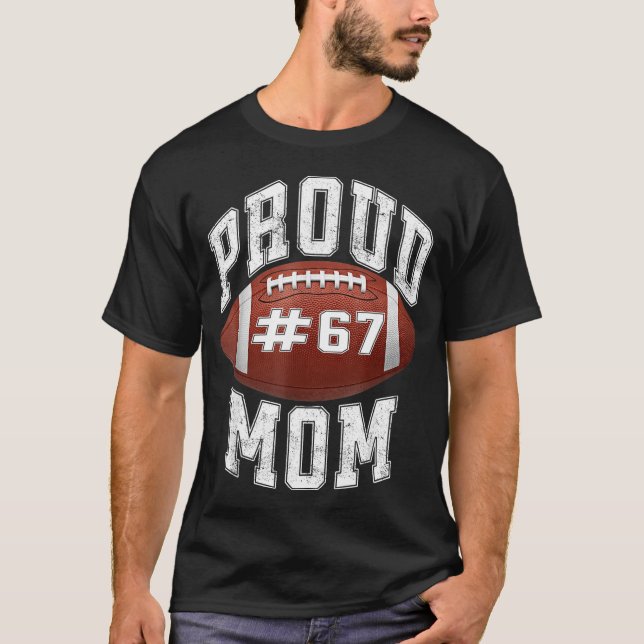 T-shirt Maman de basketteur drôle 67 Mème Création de mama (Devant)