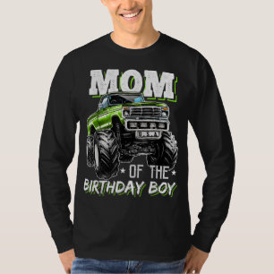 T-shirt Maman de Birthday Boy Monster Truck Anniversaire N