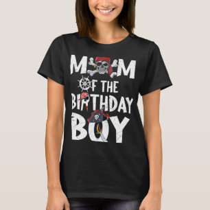 T-shirt Maman de Birthday Boy shirt Pirate maman maman Mo