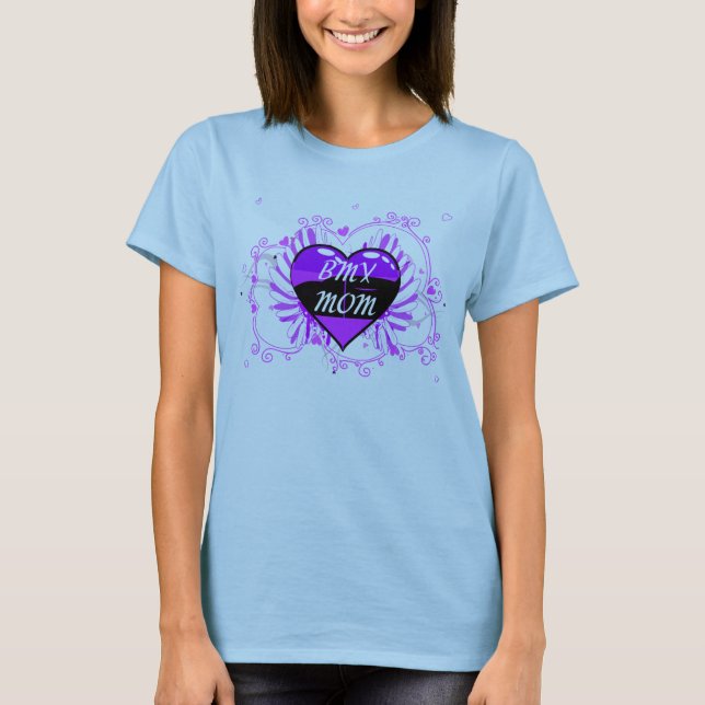 T-shirt Maman de BMX (Devant)
