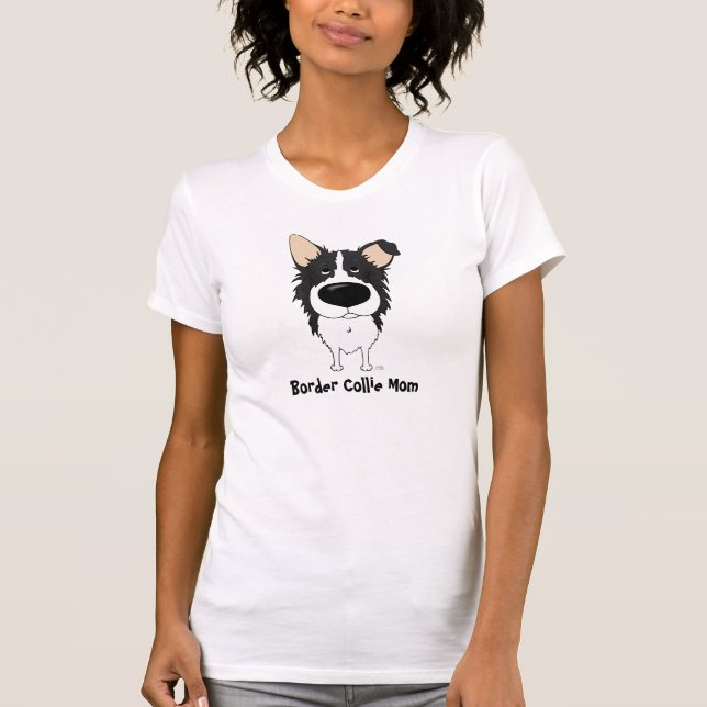 T-shirt Maman de border collie (Devant)