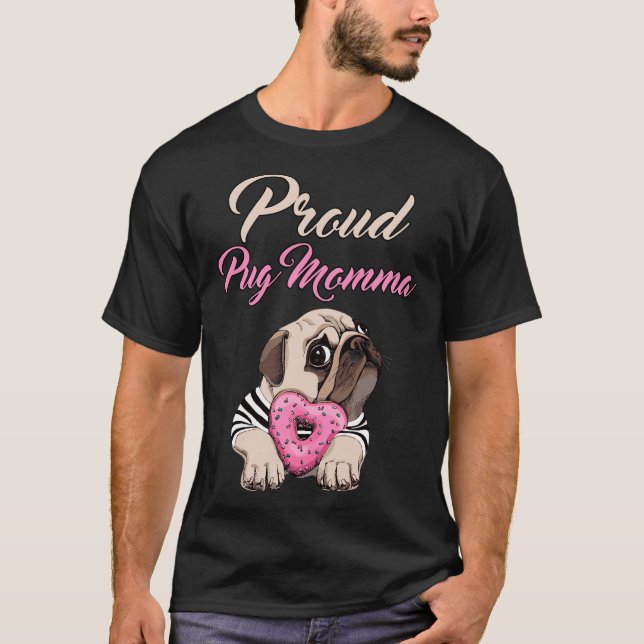 T-shirt Maman de Carlin fière coupe décontractée 687 (Devant)