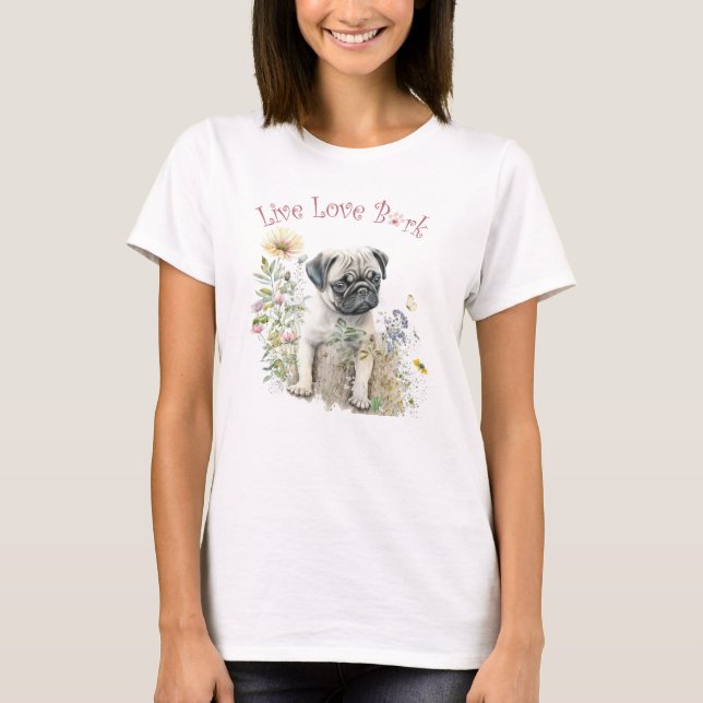T-shirt Maman de Carlin Floral (Devant)