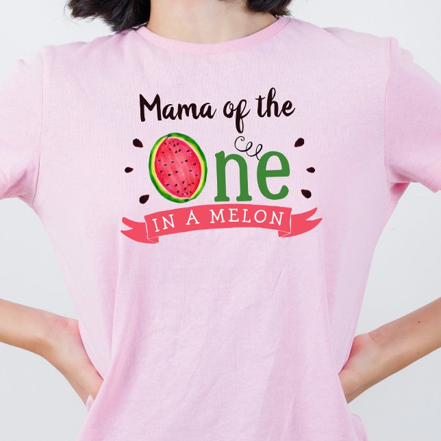 T-shirt Maman De Celui Dans Un Melon | Parents 1er anniver (Créateur téléchargé)