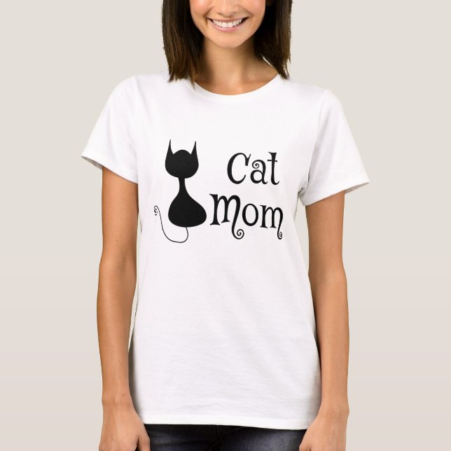 T-shirt Maman de chat (Devant)