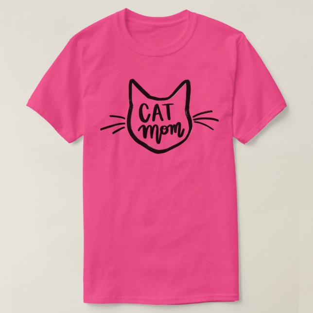 T-shirt Maman de chat (Design devant)
