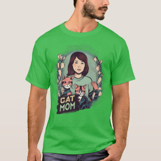 T-shirt Maman de chat 6