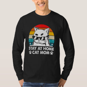 T-shirt Maman de chat au foyer Beau chat Joli chaton