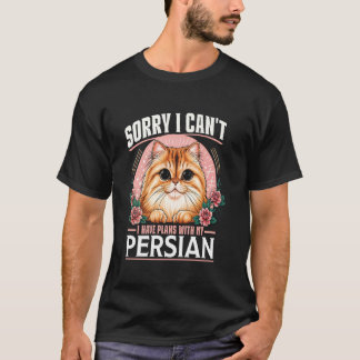 T-shirt Maman de chat DÉSOLÉE JE NE PEUX PAS AVOIR DE PROJ