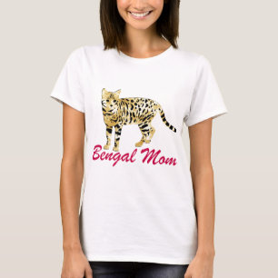 T-shirt Maman de chat du Bengale