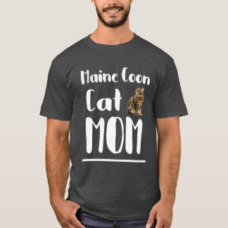 T-shirt Maman de chat Maine Coon