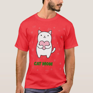 T-shirt Maman De Chat Par LAMAJ