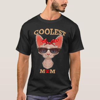 T-shirt Maman de chat Sphynx la plus cool que je Sphynx Ca