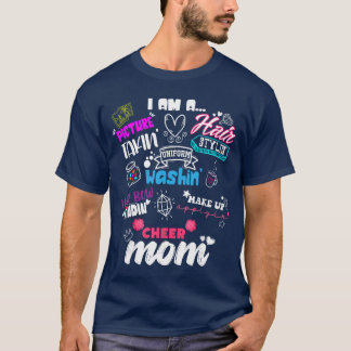 T-shirt Maman de cheerleading drôle pour l'équipe de cheer