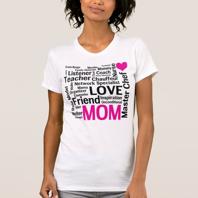 T-shirt Maman de chef principal - le jour ou (Devant)