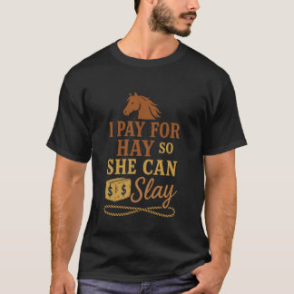 T-shirt Maman de cheval Équestre Fière Grange Rodéo Rustiq