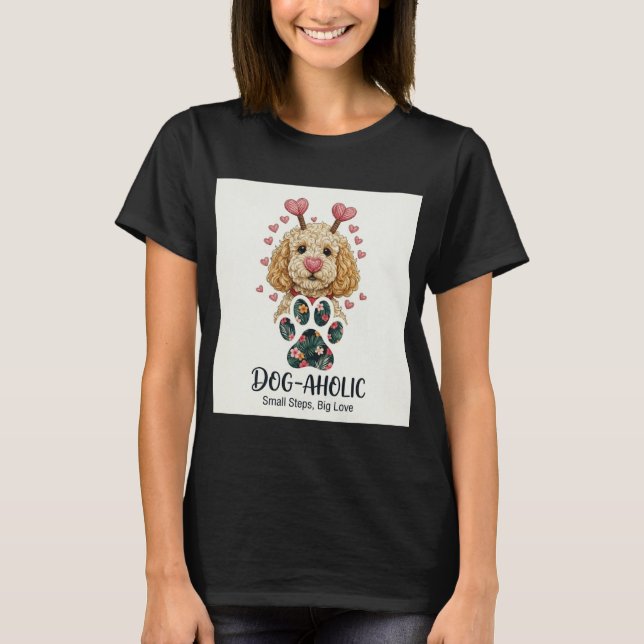 T-shirt maman de chien adorable (Devant)