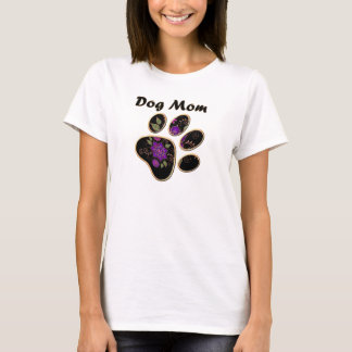 T-shirt Maman de chien avec Paw