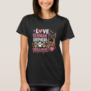 T-shirt Maman de chien berger allemand