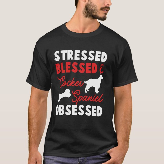 T-shirt Maman de chien Cocker Spaniel anglais  1 (Devant)