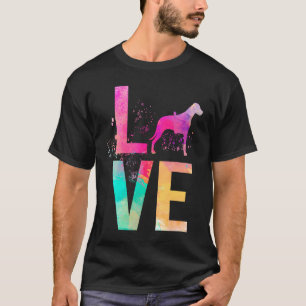 T-shirt Maman de chien colorée Rhodesian Ridgeback
