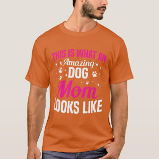 T-shirt Maman de chien dire amis