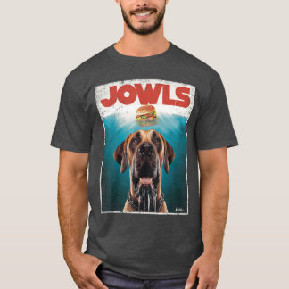 T-shirt Maman de chien drôle de Great Dane Jowlsop Fawn Na
