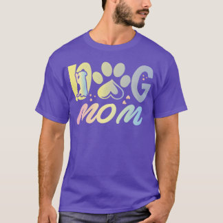 T-shirt Maman de chien Drôle pour les amateurs de chiens A