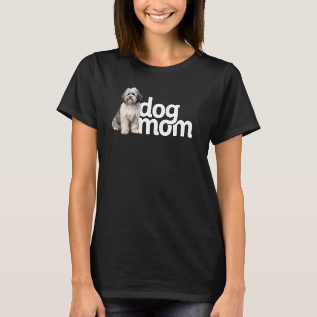 T-shirt Maman de chien Havanais (Devant)
