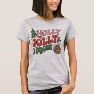 T-shirt Maman de chien joyeuse et festive Noël Fête des an