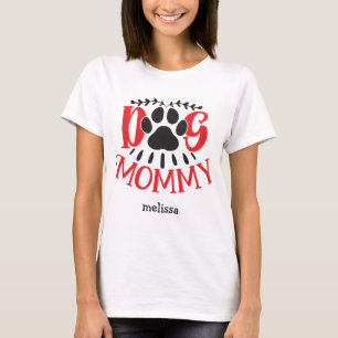 T-shirt Maman de chien personnalisée