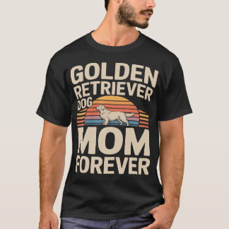 T-shirt Maman de Chien Retriever Doré