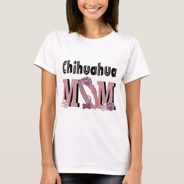T-shirt MAMAN de chiwawa (Devant)