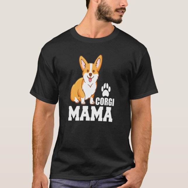 T-shirt Maman de Corgi (Devant)