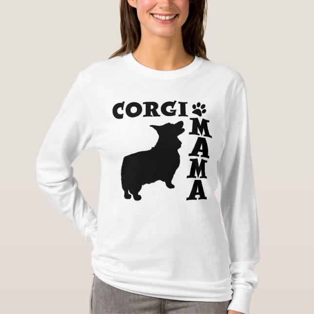 T-SHIRT MAMAN DE CORGI (Devant)